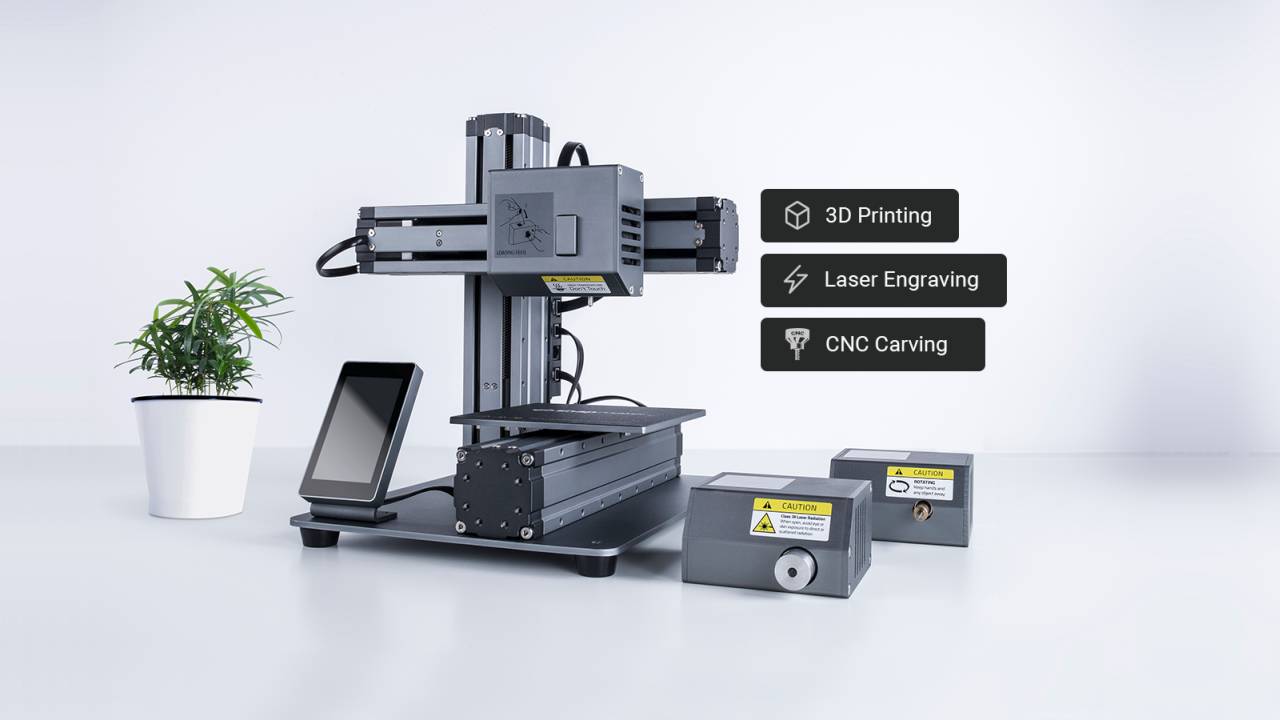 Snapmaker 3D-Drucker -Systembaukasten 3-in-1 - Kontrollierte RMA Rückläufer