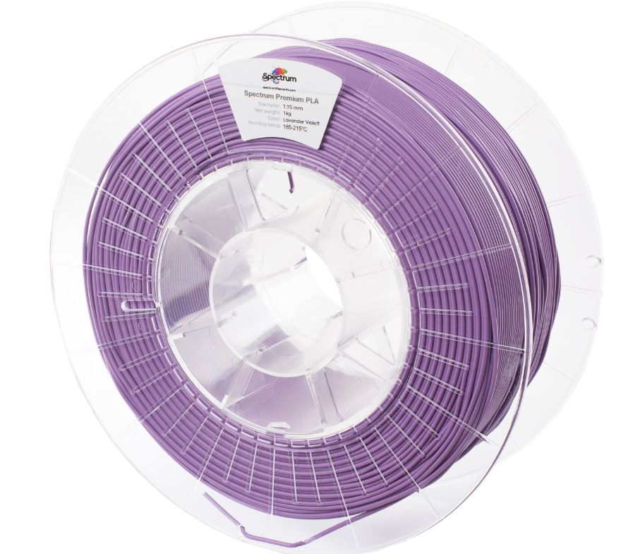 Spectrum 3D Filament / PLA Premium / 1,75mm / Lavender Violett / Violett / 1kg