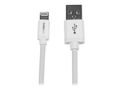 StarTech.com 2 m (6 ft.) USB to Lightning Cable - Long iPhone / iPad / iPod Charger Cable - Lightning to USB Cable - Apple MFi Certified - White