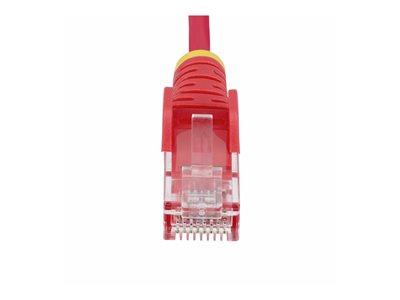StarTech.com 2m Red Slim CAT6 Ethernet Cable, Snagless, 100W PoE, UTP, LSZH, 28AWG Pure Bare Copper Wire, Slim RJ45 Network Patch Cord w/Strain Reliefs, Individually Tested
