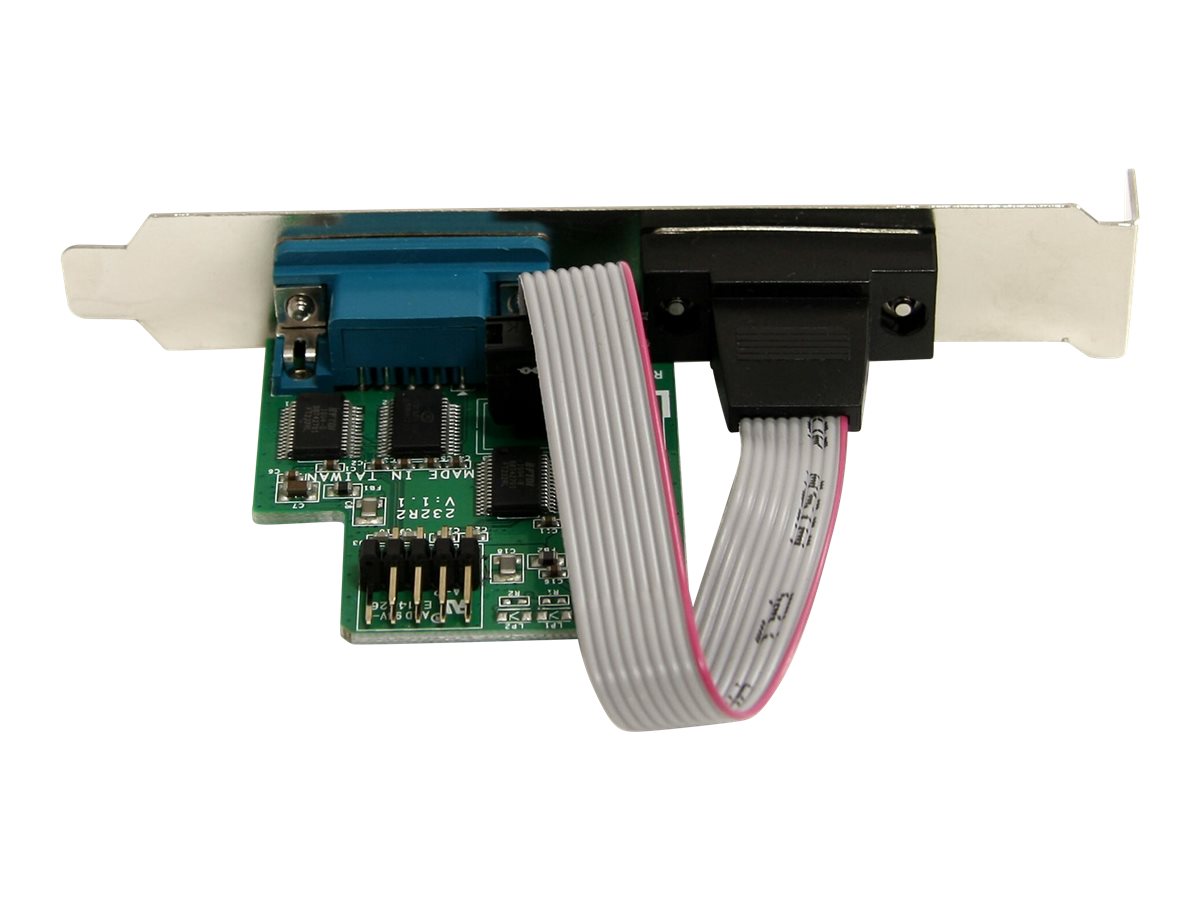 StarTech.com 24in Internal USB Motherboard Header to 2 Port Serial RS232 Adapter