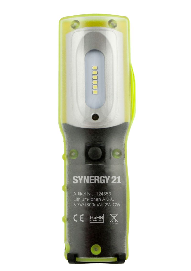 Synergy 21 LED Akku Werkstattleuchte mittel