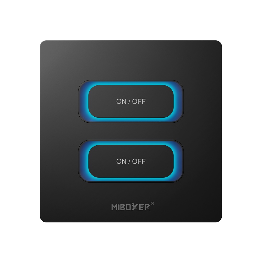 Synergy 21 LED Remote Control 2 Gang Smart Switch Wifi + 2.4GHz Motion Sensor + Dimm *Milight/Miboxer* (b)