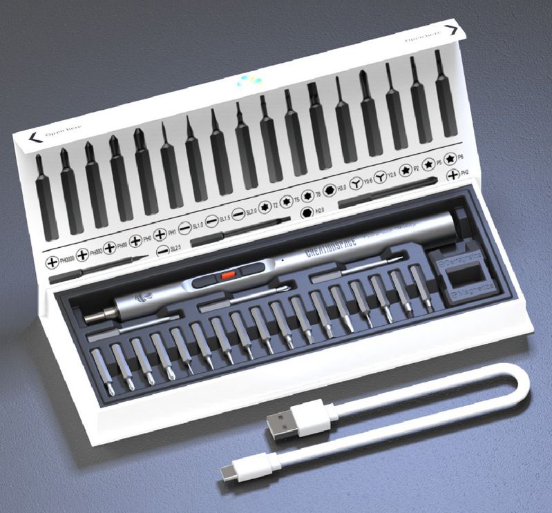 Synergy 21 Tools - elektrischer AKKU Schrauber Mini Schraubenzieher