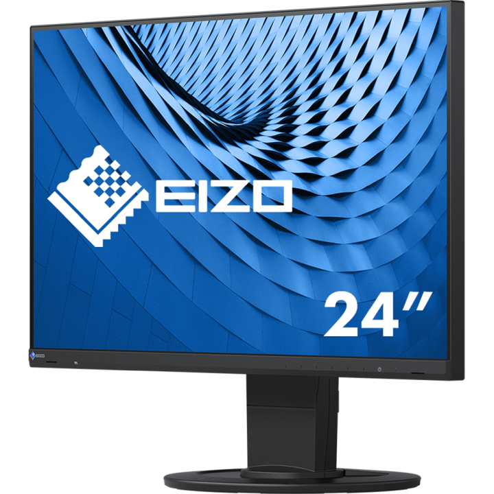 TFT 24\" EIZO FlexScan EcoView UltraSlim EV2460-BK Monitor schwarz, IPS-Panel