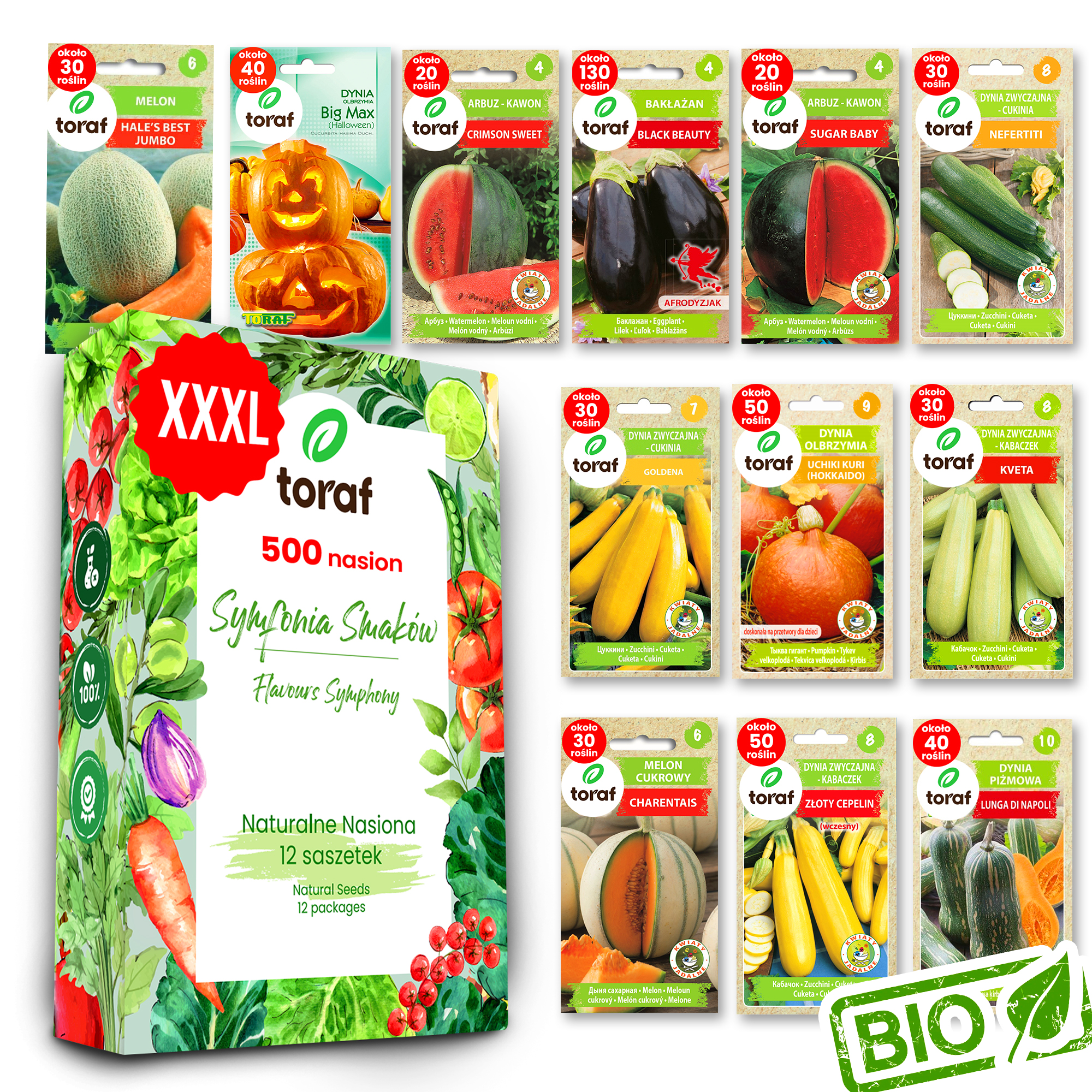 TORAF ZESTAW NASION SYMFONIA SMAKÓW - 12 OPAKOWAŃ