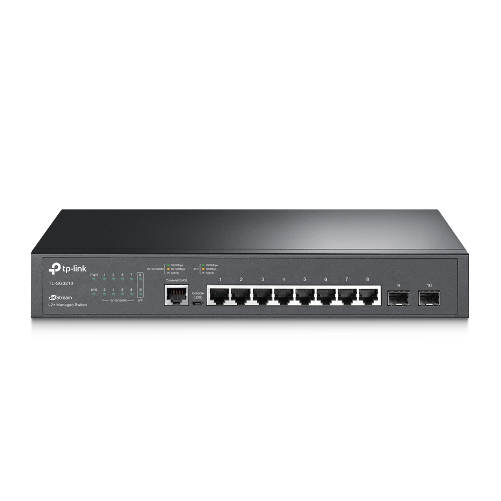 TP-Link Omada 8-Port Gigabit L2+ Managed Switch with 2 SFP Slots