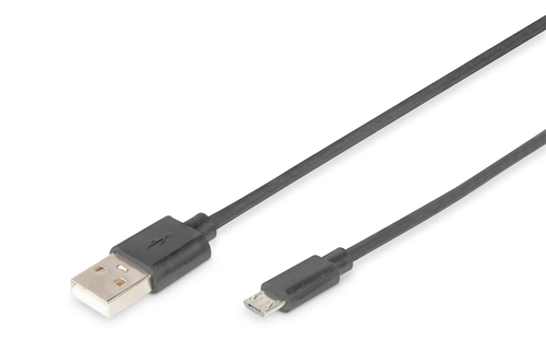 USB CONN. CABLE MICRO B 1.8M USB 2.0 COMPATIBLE