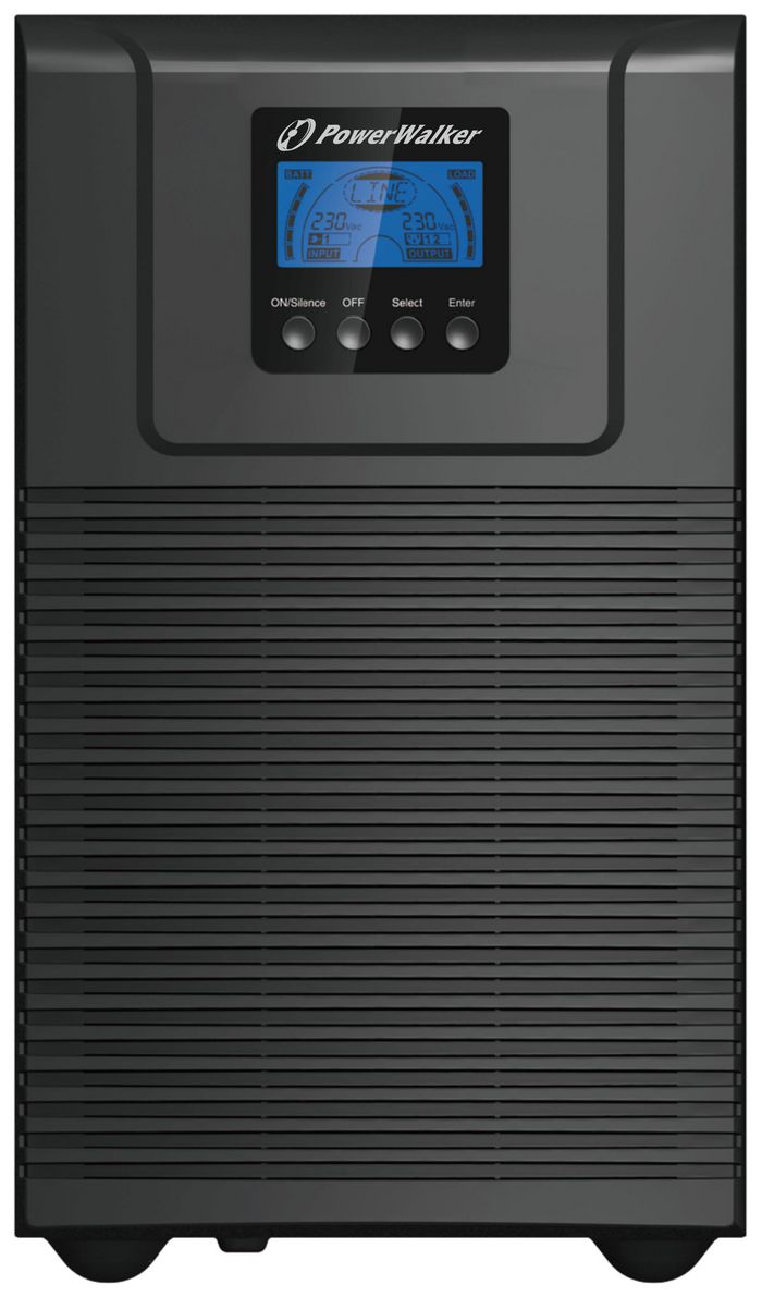 PowerWalker 3000VA / 2700W, Online, 4x C13, C19, USB HID, RS-232, Intelligent Slot, EPO, 6x 12V/9Ah, 22.2 kg