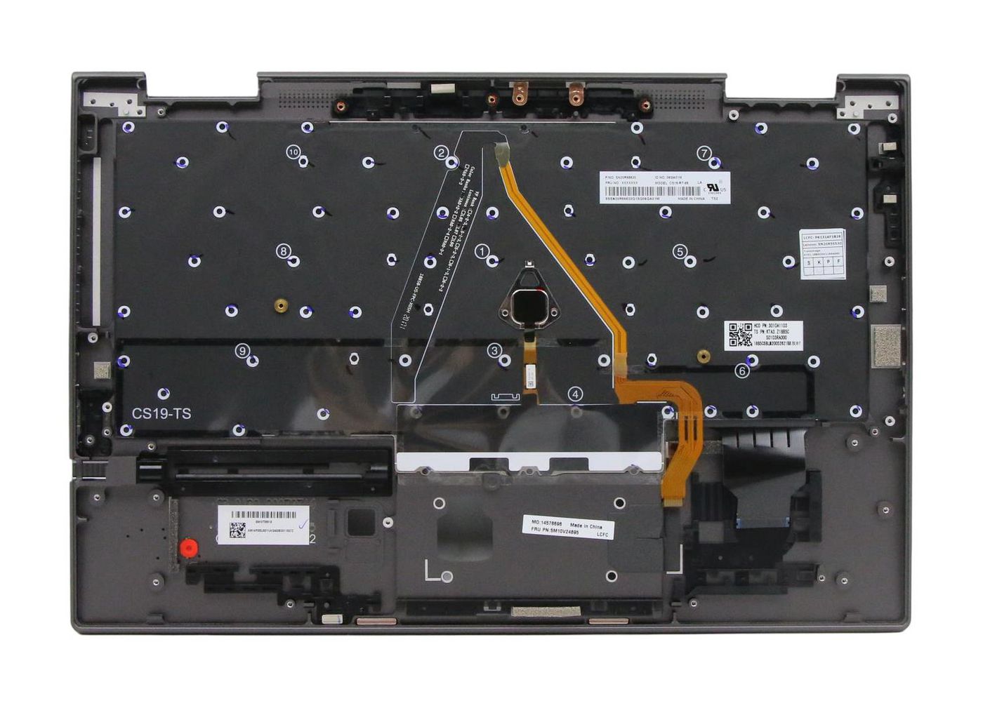 Lenovo 5M10V24971 laptop spare part Cover + keyboard