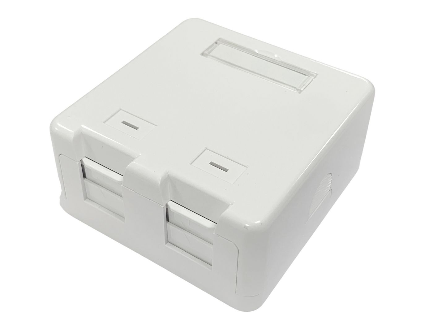 Lanview LVN127767 socket-outlet 2 x RJ-45 White