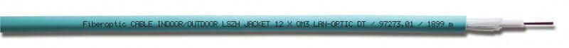 Lanview LVO231995-100 InfiniBand/fibre optic cable 100 m Aqua colour