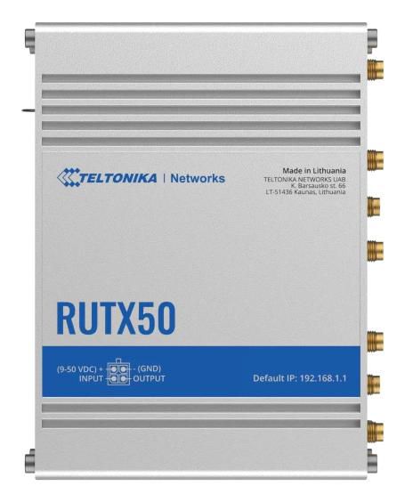 RUTX50 Industrial 5G Cellular