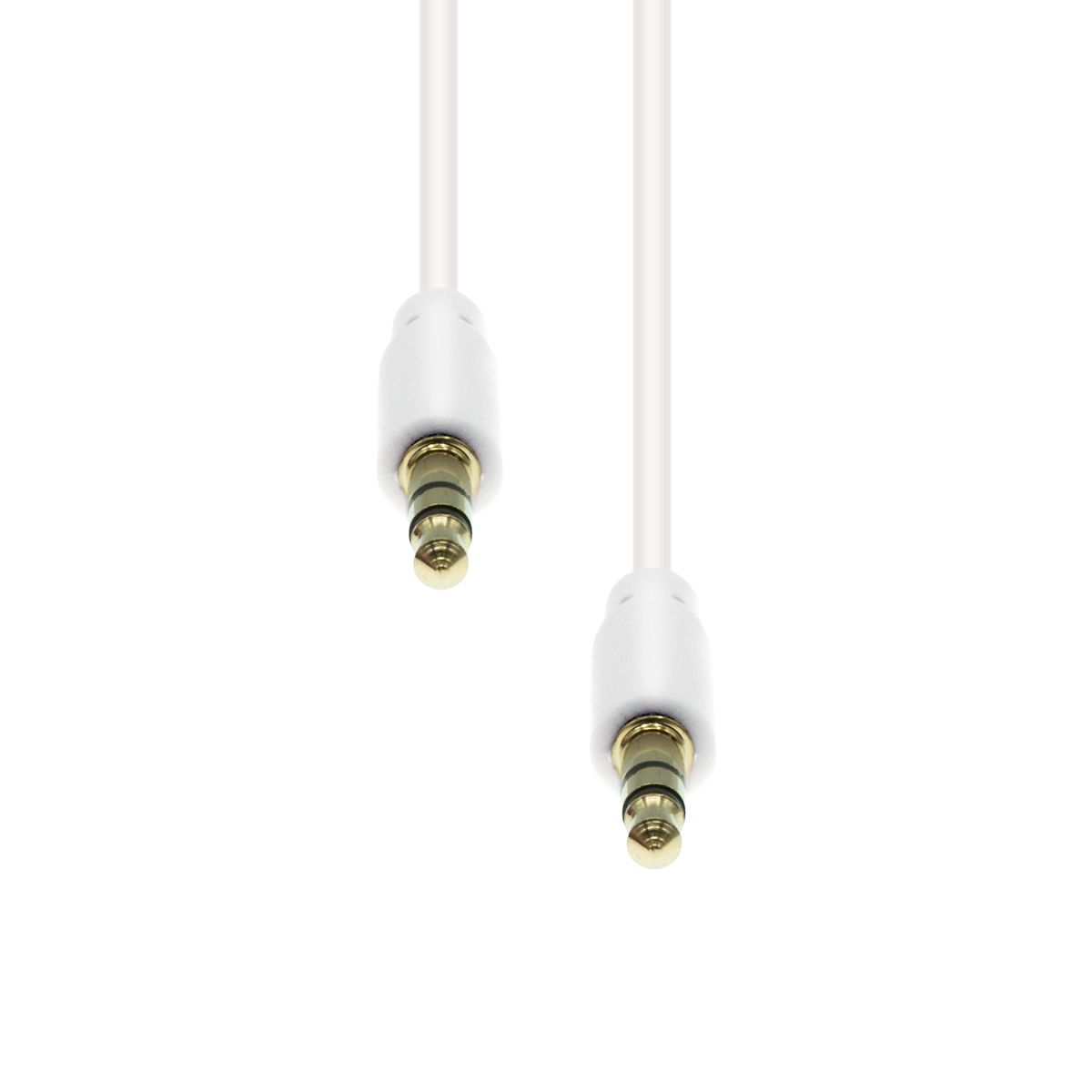 3-Pin Slim Cable M-M White 2M