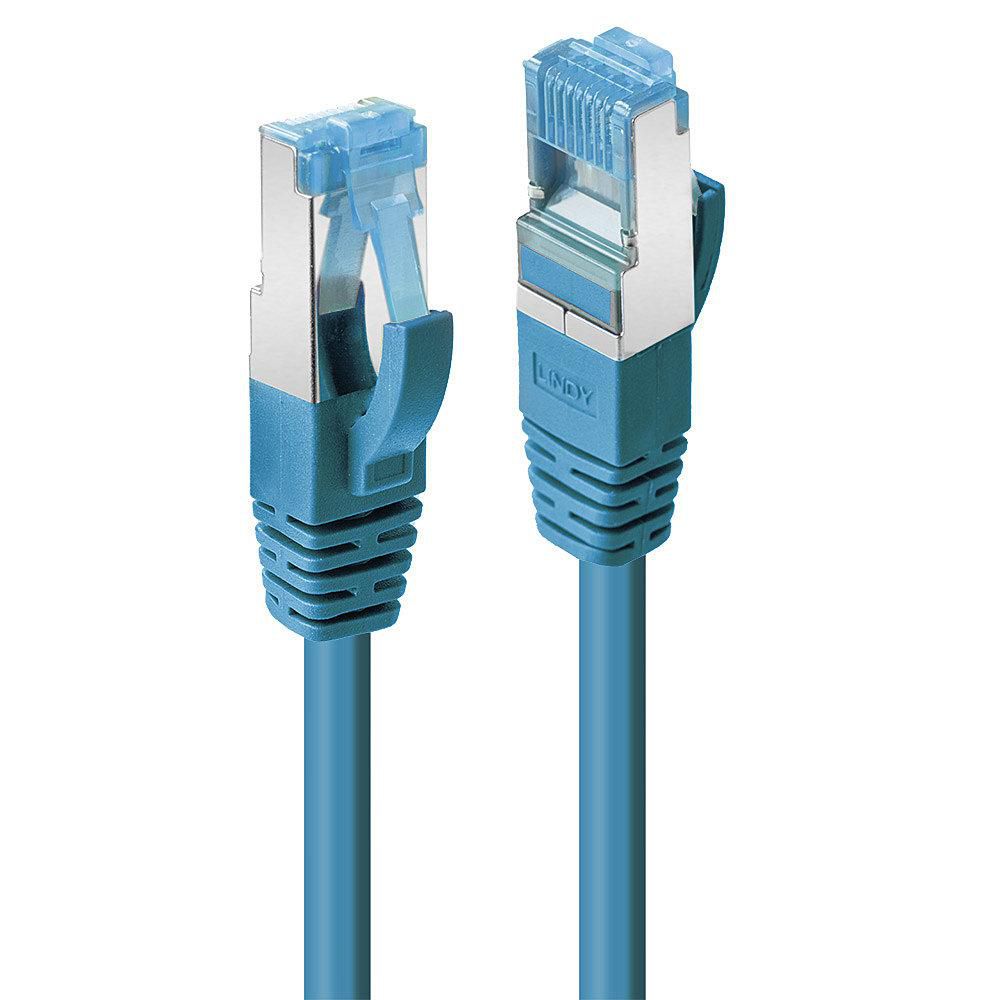 Lindy 47145 networking cable Blue 0.3 m Cat6a S/FTP (S-STP)