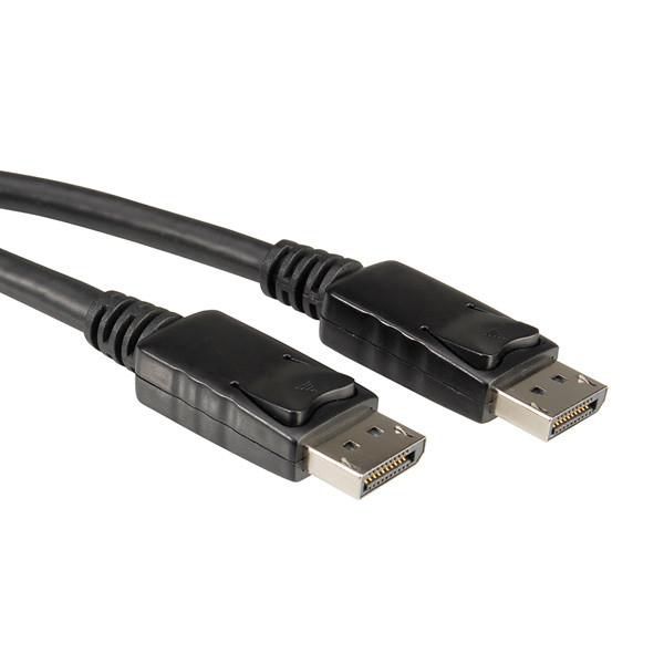 Displayport 1.2 kabel, 7,5m,