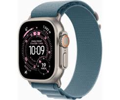 Watch Apple Watch Ultra 3 (2025) 5G 49mm Natural Titanium Case with Alpine Loop M - Light Blue
