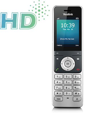 Yealink SIP-W56H DECT telephone handset Caller ID Black, Silver